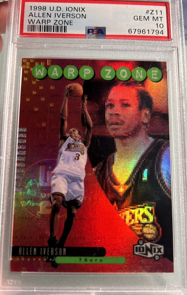 Allen Iverson Professional Sports Authenticator (PSA) Basketball