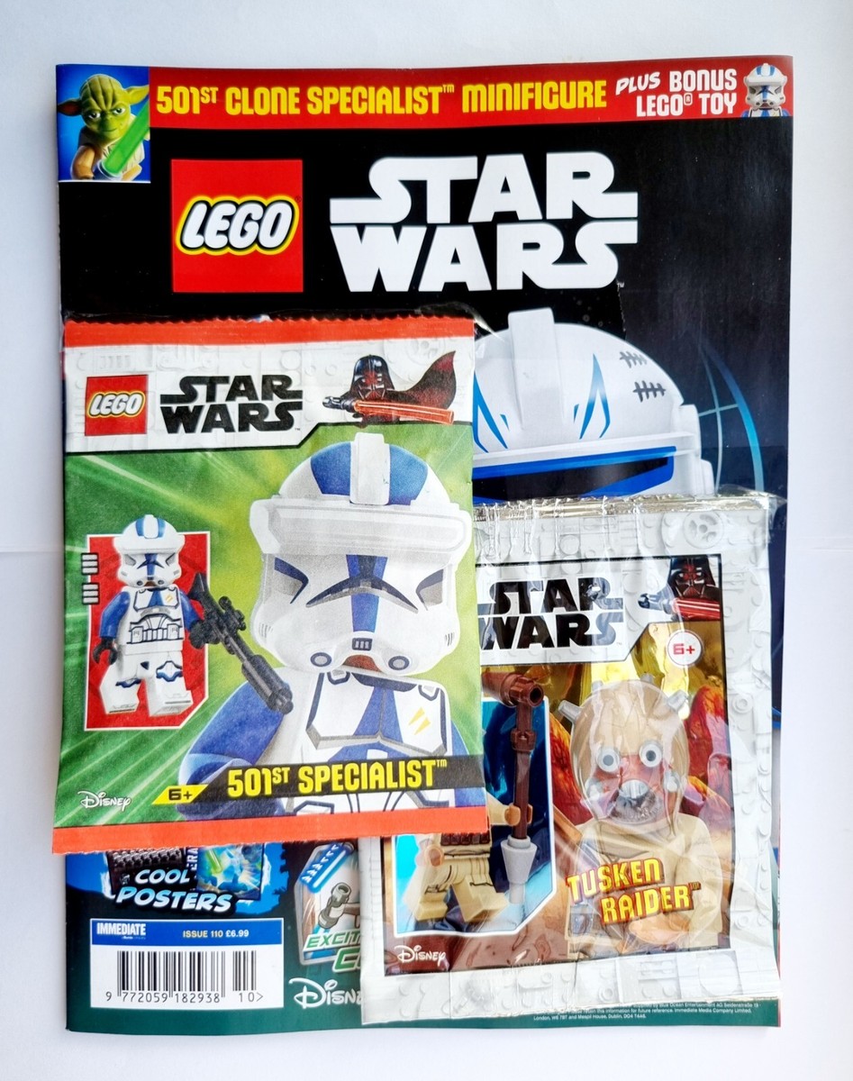 NEW LEGO STAR WARS MAGAZINE WITH LTD ED'N 501ST SPECIALIST TUSKEN RAIDER  #110