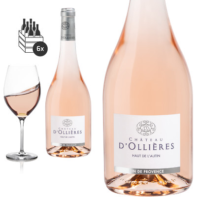 6er Karton 2022 Côteaux Varois en Provence rose HAUT DE L'AUTIN von Château d'Ol
