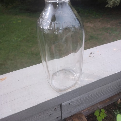 BILTMORE Dairy Embossed Glass Milk Bottle One Quart - Picture 2 of 2