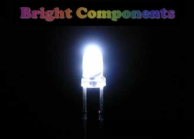 20 x weiße LED 3 mm - ultrahell - UK-Verkäufer