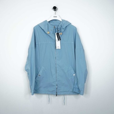 Stone Island Dust Blue Marina Micro Brushed Nylon-TC Jacket UVP 875£