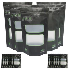 1 Ounce Bags,50 Pack Lock & Seal Storage & Curing Bags Heat Sealable upright ...