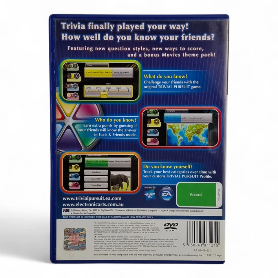Trivial Pursuit PS2 PAL *Complete* Game - Image 2 of 4