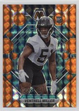 2023 Panini Mosaic Rookies Orange Prizm 142/199 Ventrell Miller #374 0rz7