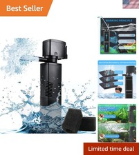 High-Efficiency Aquarium Filter for 55-150 Gallon Tanks - 300 GPH Powerful Pump