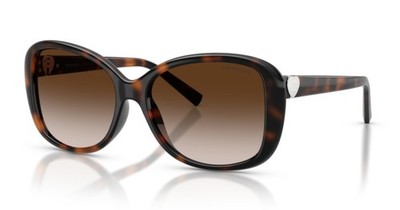 Tiffany & Co 4257U 56 80153B Sunglasses Black Havana/Brown Gradient