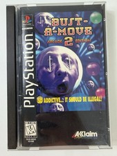 Bust-A-Move 2: Arcade Edition CIB (Sony PlayStation 1, 1996) Long Case Complete
