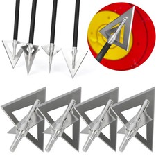 BogenschieΓen Pfeilspitzen Jagd 180Gr Broadheads 4 Klingen Armbrustpfeile Jagd