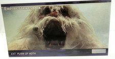 STAR WARS EMPIRE STRIKES BACK WAMPA WIDEVISION TOPPS 1995 COLLECTOR CARD