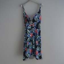 Hanna Nicole Swim Dress Womens 26W Swimsuit Beach Summer padded chest NWT