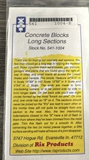 PikeStuff HO Scale 541-1004 Concrete Block Long Sections 1:87 NIP 