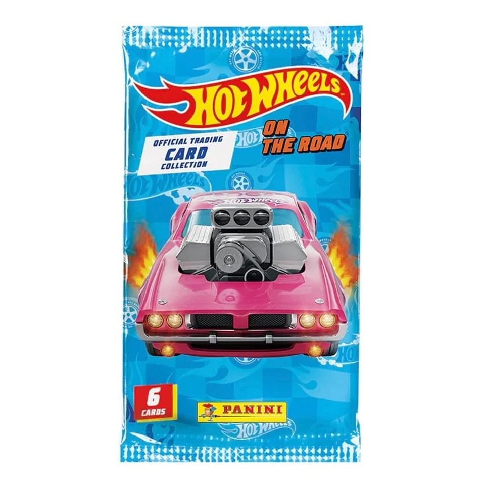 PANINI Hot Wheels On The Road Trading Cards Booster Pack NEW
