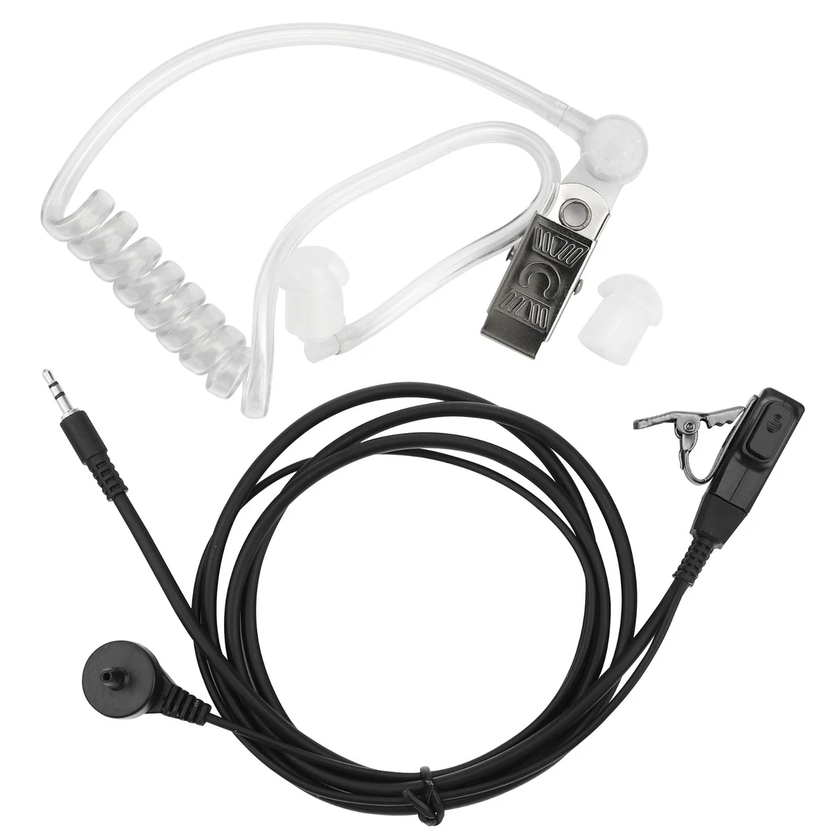 Earpiece Headset with Mic PTT 1 Pin for Walkie Talkies FRS Series