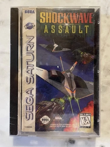 Shockwave Assault (Sega Saturn, 1996) TESTED PLEASE READ