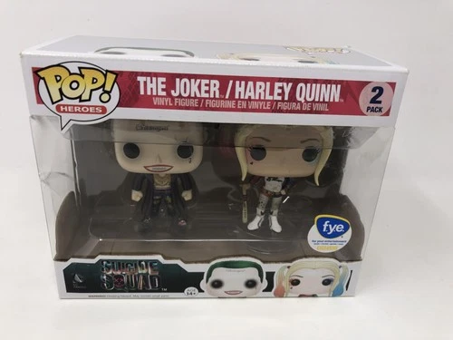 The Joker & Harley Quinn Metallic DAMAGED BOX SEE PICS
