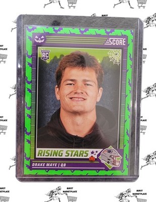 2024 Panini Score-A-Treat - Rising Stars Drake Maye #17 Green Bats (RC)