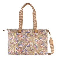 Oilily Chinna Carry All Schultertasche UmhäNgetasche Amber Gold Khaki Bunt Neu