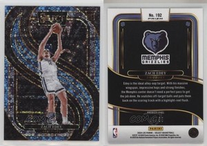 2024 Panini Select Premier Level Light Blue Disco Prizm /99 Zach Edey Rookie RC