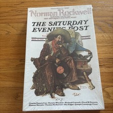Norman Rockwell Jigsaw Puzzle VTG Saturday Eve Post 1927 DREAMS OF LONG AGO