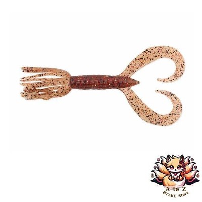 NEU Keitech Little Spider 3 Zoll #519 Garnelen Miso Rot Kupfer