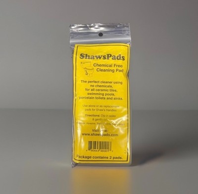 Shawspads Chemical Free Cleaning Pad - Package contains (2 Pads)
