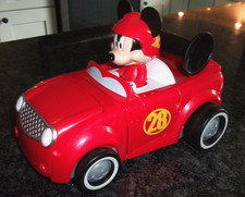 MICKEY MOUSE RACE CAR  - BATTERY OPERATED - Lights And Sounds - DISNEY - 10