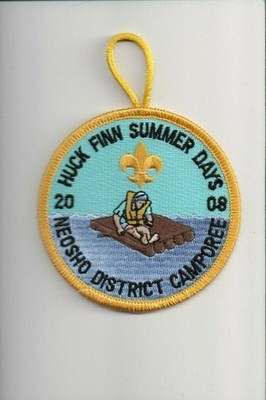 2008 Neosho Disrtict Camporee Huck Finn Summer Days patch