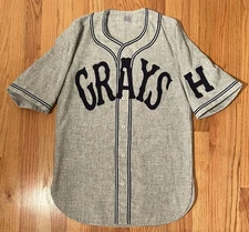 Ebbets Field Flannels Josh Gibson Homestead Grays Wool Jersey Sz 40