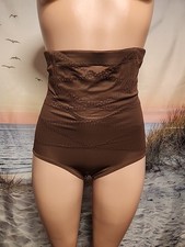 New Unbranded High Waist Body Shaper Butt Lifter Tummy Control Small.. Brown.