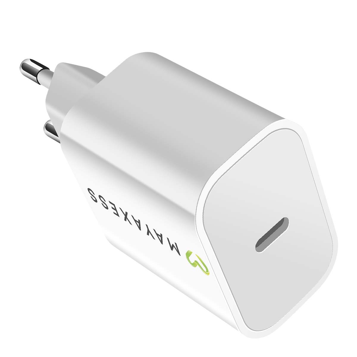 Chargeur USB-C 20W résout la batterie faible sur iPhone 17 Pro Max bloc compact