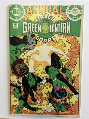 DC Comics TALES OF THE GREEN LANTERN CORPS ANNUAL #1. 1985 (Box7) VG Condition