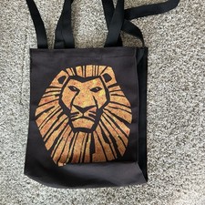 Disney The Lion King Broadway Musical Canvas Crossbody Long Strap Tote Bag