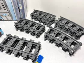 LEGO RC Train: Maersk Container Train 10219 Box, manuals see description + rails