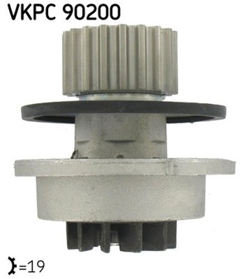 SKF Wasserpumpe Motorkühlung VKPC 90200 für LANOS A16DMS ESPERO DAEWOO KLAT KLEJ