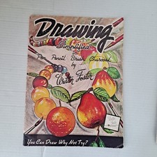 Walter Foster Art Book Drawing Simplified In Pen Pencil Brush Charcoal FREE S/H