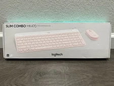 Logitech MK470 Slim Wireless Keyboard and Mouse Combo - Rose