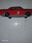 Vintage 1966 Matchbox Lesney #55/59 Red Ford Galaxie Fire Chief Car