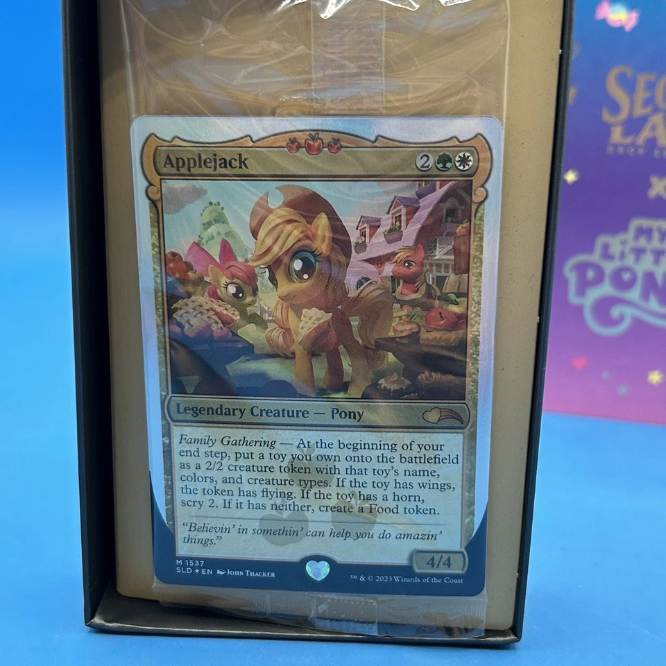 Magic The Gathering Secret Lair Ponies the Galoping 2023 Foil Edition 2 Extra Life, SELLADO Foto 2 de 3