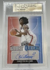 2022 Leaf Metal Basketball CHRISTYN WILLIAMS Pre-Production Proof Autograph 1/1