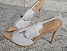 Olivia Fragrance Clear High Heel Shoes for Women Size 7.5 US