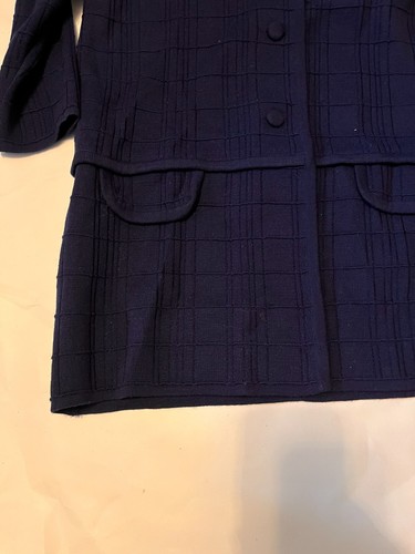 Women's Crown Colony Wool Coat Button Vintage Size 20 Made in Hong Kong 1960's - Picture 13 of 16