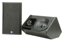 Lot of 2 Renkus Heinz TRX121/9 2-Way PA Loudspeakers/Floor Monitors W/U Brackets