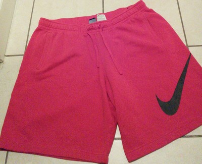 nike swoosh shorts red