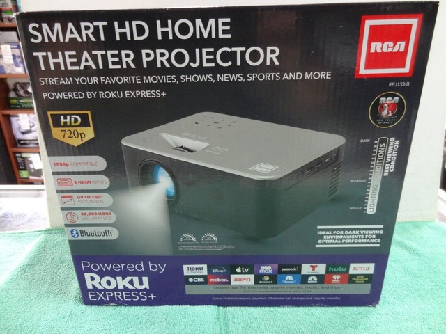 RCA RPJ133 720P Smart Roku WIFI 