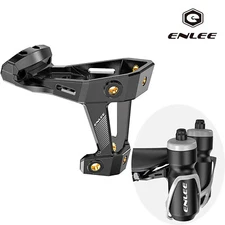 ENLEE Bicycle PC Double Water Bottle Holder Cage Bike Saddle Extension Bracket