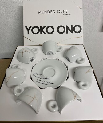 illy Art Collection Yoko Ono 2015 Espresso Tassen 7er Pack Limited Edition