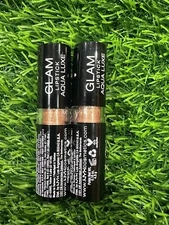NYX Glam Aqua Luxe Lipstick Lipcolor 16 oz Each # Glsa07 Jet Set ~ 2 Pcs Read