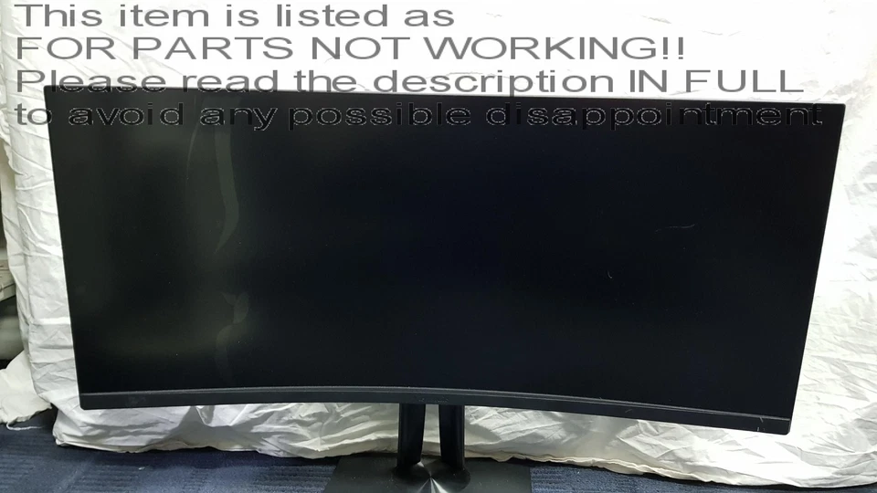 DAMAGED!! ViewSonic vp3481a 34" UWQHD+ Pantone validated 100% sRGB Curved monito - Image 2 of 4