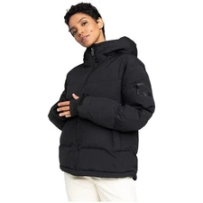 Brand New Womens 2025 Roxy Alofted Puffy Jacket Black
